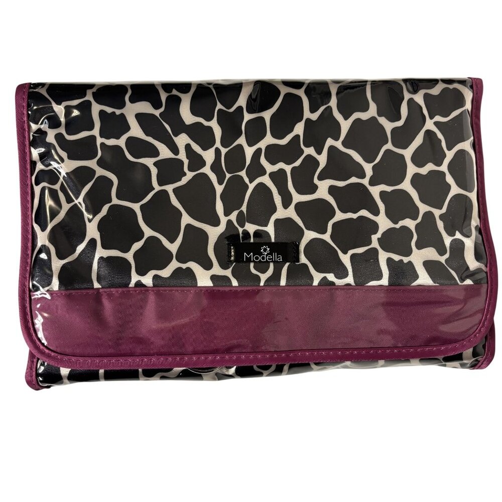 Hanging Travel Organizer 4  Plastic Bottles, Soap Dish, Pouff  Foldable - Picture 4 of 8